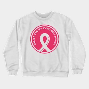 October Breast Cancer Awareness Month Crewneck Sweatshirt